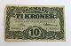 Danmark. Pengeseddel 10 kr. 1948 s.