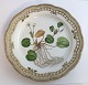 Royal Copenhagen. Flora Danica tallerken med gennemskåret bort. Diameter 27 cm. Model 3526. (1 sortering). Hydrocharis Morsus-ranae L